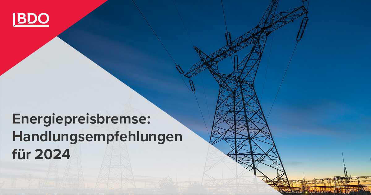 Energiepreisbremsen: Handlungsempfehlungen Für 2024 – Aktualisierung ...